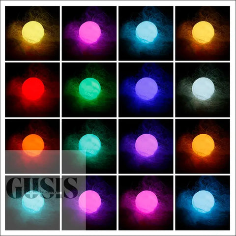 Lámpara LED Flotante de Pelota - 40 cm 16 Colores Control Remoto ENVIO GRATIS - 8cm 6PCS with RC - bola led 16 colores