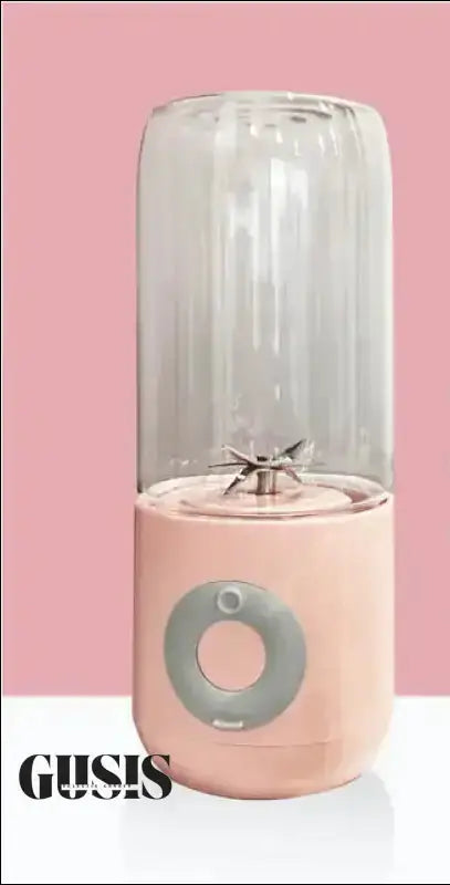 Exprimidor Eléctrico ideal para batidos con diseño portátil en color rosa
