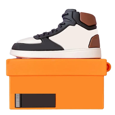 Imagen de una caja creativa de 3D en forma de zapatilla para tu Apple AirPods Pro