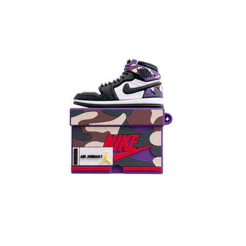 Funda de zapatilla Air Jordan 1 para tus Apple AirPods Pro con caja de camuflaje