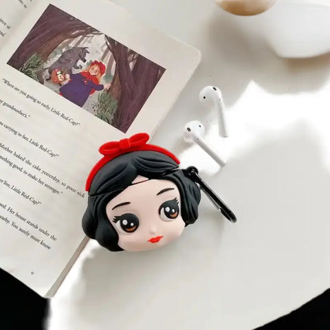 Funda de Blancanieves para AirPods con diseño Disney, protección para tus AirPods