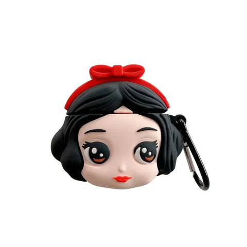 Funda de AirPods Blancanieves con diseño de dibujos animados de Disney