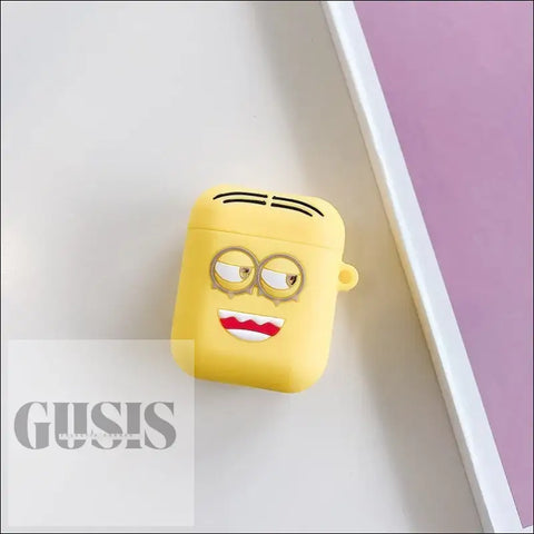 Estuches Adorables para Auriculares Inalámbricos Bluetooth Diseño Compacto - Minion - AIRPODS DIBUJOS ANIMADOS