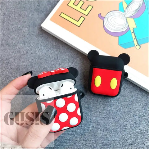 Estuches Adorables para Auriculares Inalámbricos Bluetooth Diseño Compacto - AIRPODS DIBUJOS ANIMADOS