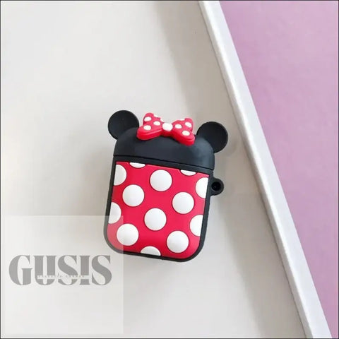 Estuches Adorables para Auriculares Inalámbricos Bluetooth Diseño Compacto - Minnie Mouse - AIRPODS DIBUJOS ANIMADOS