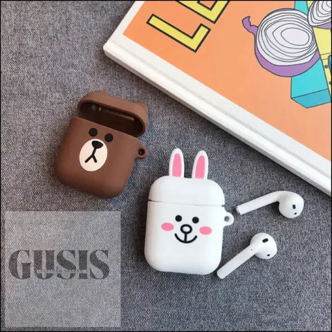 Estuches para Airpods Bluetooth Diseño Compacto - Bunny - AIRPODS DIBUJOS ANIMADOS