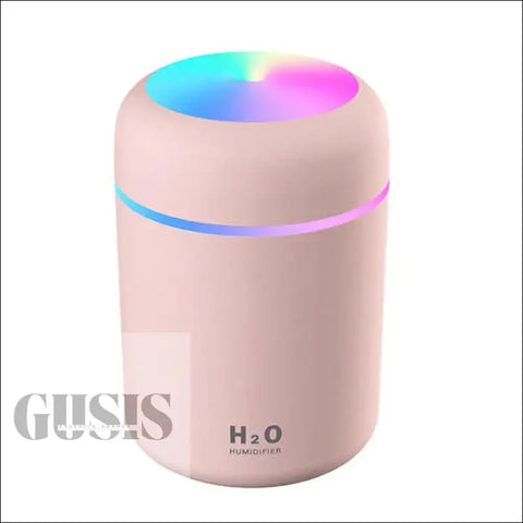 Humidificador Portátil con Diseño Nocturno Creativo y Luz Colorida - Pink - Humidificador