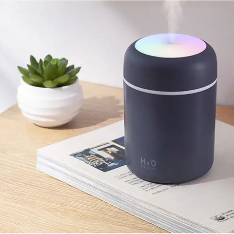 Humidificador Portátil con Diseño Nocturno Creativo y Luz Colorida - Humidificador