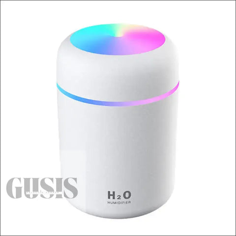 Humidificador Portátil con Diseño Nocturno Creativo y Luz Colorida - WHITE - Humidificador