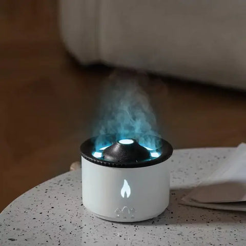 Humidificador de lava volcánica - Blue flame bead / AU - Humidificador