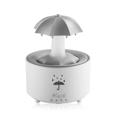 Humidificador y difusor blanco para aceites esenciales y aromaterapia - Humidificador y difusor de fragancias