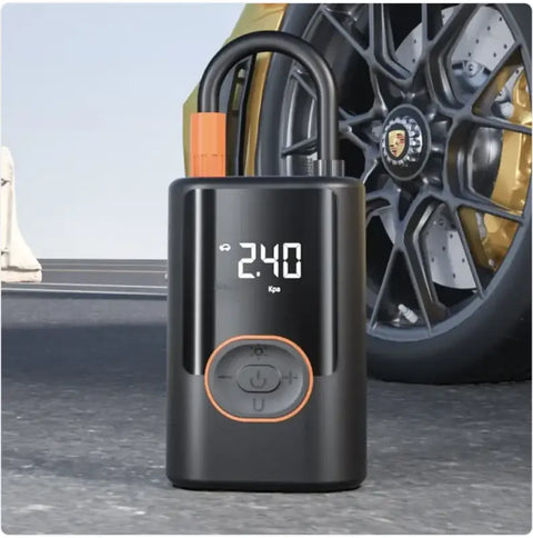 Inflador Automático Compacto con Alimentación Móvil para Coche 