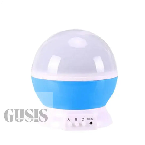 Lámpara Proyector Estrellas para Niños y Decoración Ambiental - Blue-2.5W-USB - Lámpara giratoria con proyección