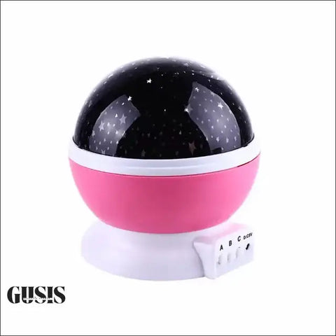 Lámpara Proyector de Estrellas en colores rosa y blanco para ambientación electrónica