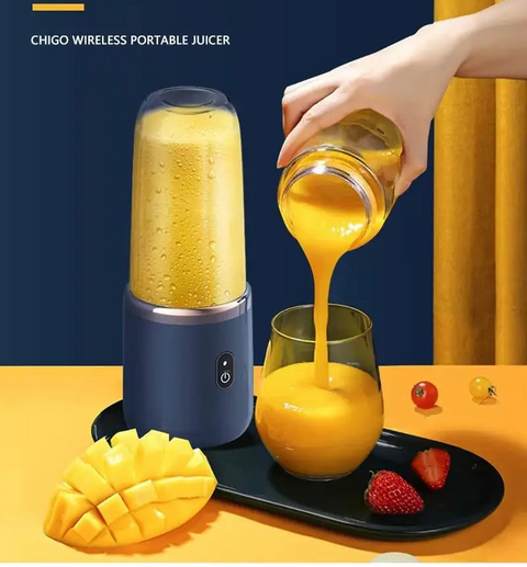 Licuadora Personal Portátil 6 Cuchillas – Ideal para Batidos y Jugos 