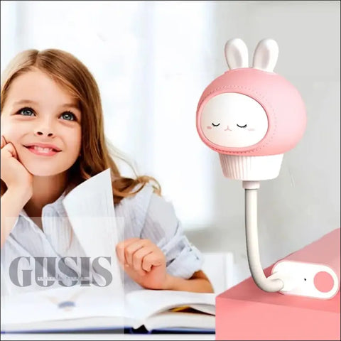 Lámpara de noche LED USB para niños linda lámpara de noche de dibujos animados oso pollito gatito control remoto