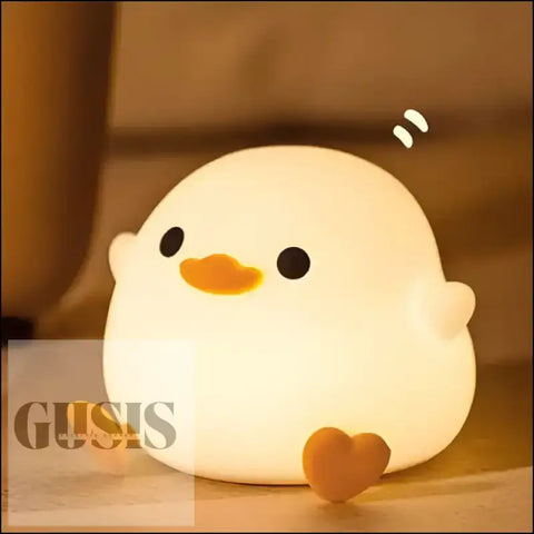 Luz de Noche patito, lámpara de pato iluminada y decorativa para niños