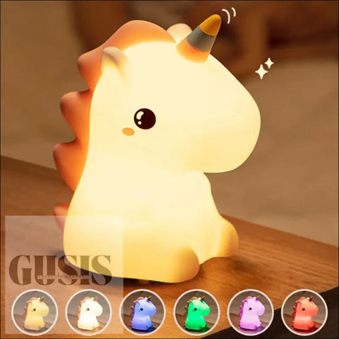 Luz Nocturna LED para Niños, unicornio brillante como una moderna led night light