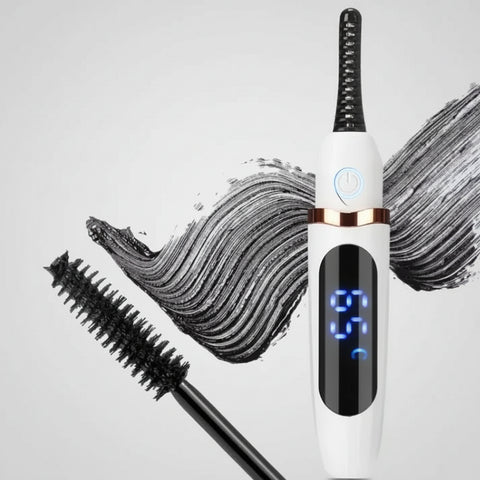 Eyelash curler calentador con pantalla digital para rizar con este calentador de pestañas
