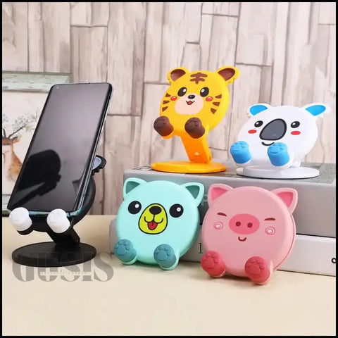 Soporte plegable ajustable de animales adorables, manos libres y envío gratis