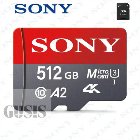 Tarjeta de memoria Micro SD SONY Clase 10 de alta velocidad 1024 GB Video Ultra HD 4K Tarjeta flash TF A2 MicroSD