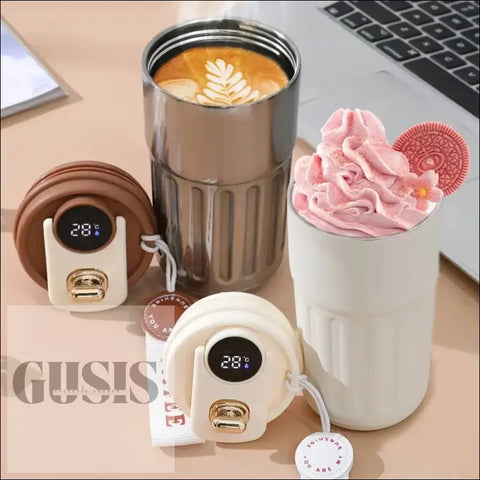 Taza Inteligente de 450 ml – Acero Inoxidable 316 Mantén la Temperatura y Llévala Contigo - taza termica