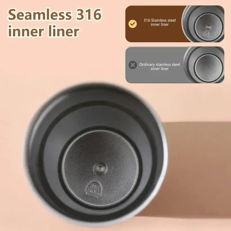 Taza Inteligente de 450 ml – Acero Inoxidable 316 